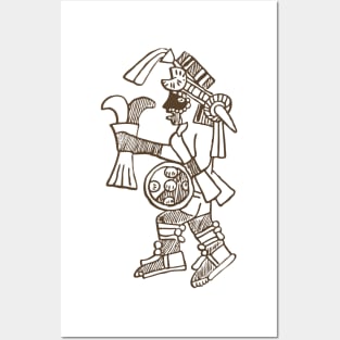 Aztec Warrior Posters and Art